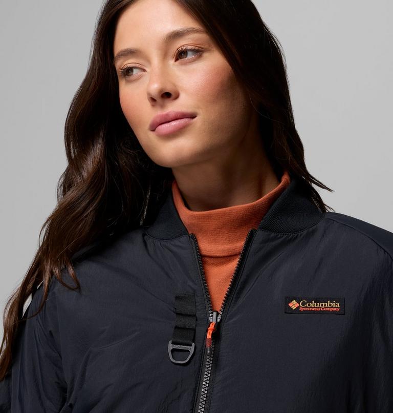 Blouson Bomber R&eacute;versible Sauvie Sky Femme, Color: Black, Antique Mauve, image 7