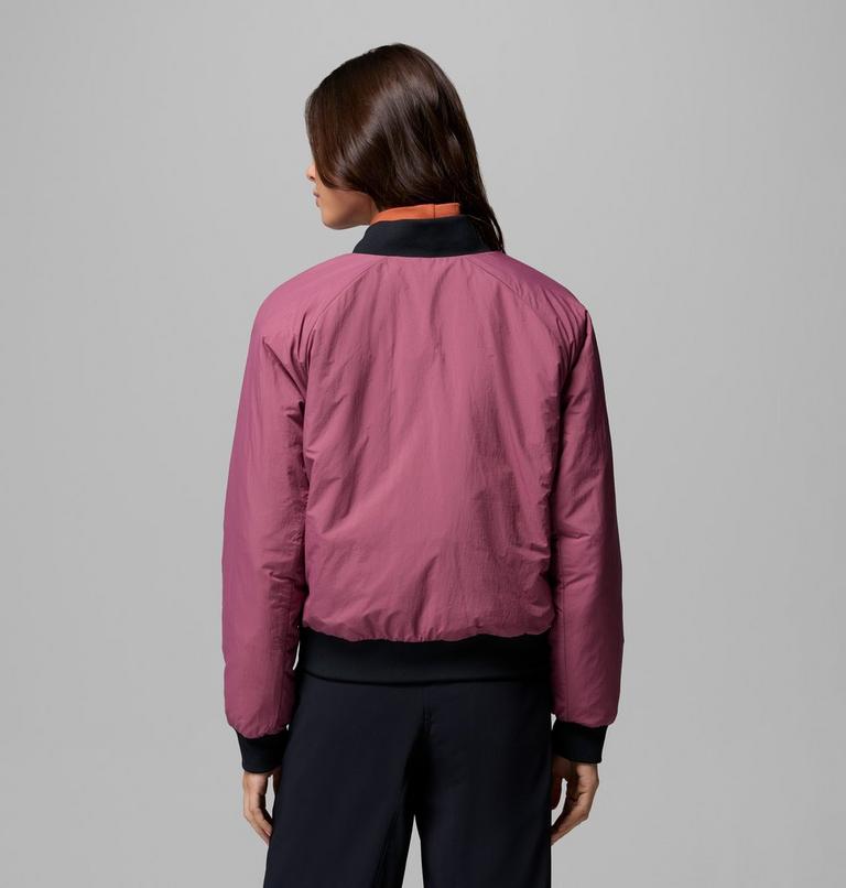 Blouson Bomber R&eacute;versible Sauvie Sky Femme, Color: Black, Antique Mauve, image 9