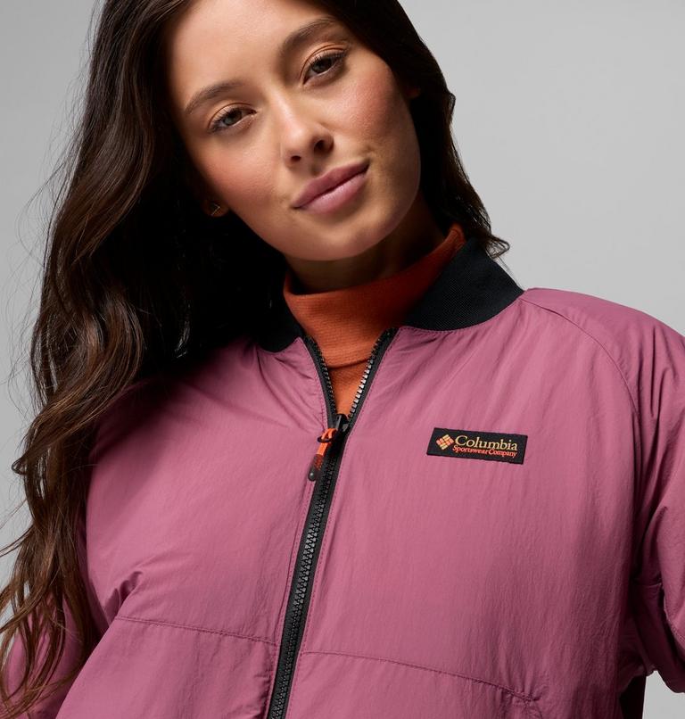 Blouson Bomber R&eacute;versible Sauvie Sky Femme, Color: Black, Antique Mauve, image 10