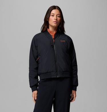 Blouson Bomber R&eacute;versible Sauvie Sky Femme, Color: Black, Antique Mauve, image 9