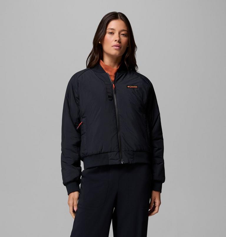 Blouson Bomber R&eacute;versible Sauvie Sky Femme, Color: Black, Antique Mauve, image 1