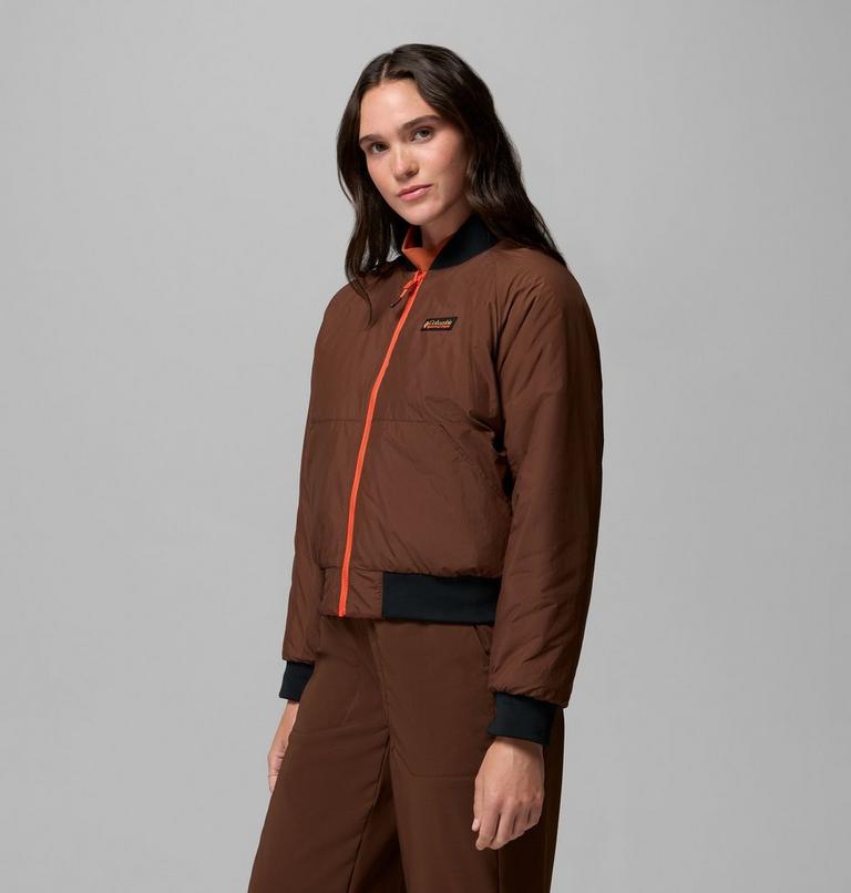 Blouson Bomber R&eacute;versible Sauvie Sky Femme, Color: Red Quartz, Tobacco, image 4