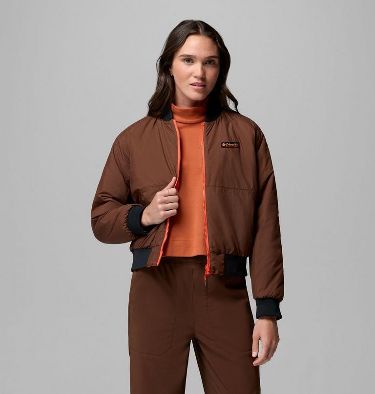 Blouson Bomber R&eacute;versible Sauvie Sky Femme, Color: Red Quartz, Tobacco, image 5