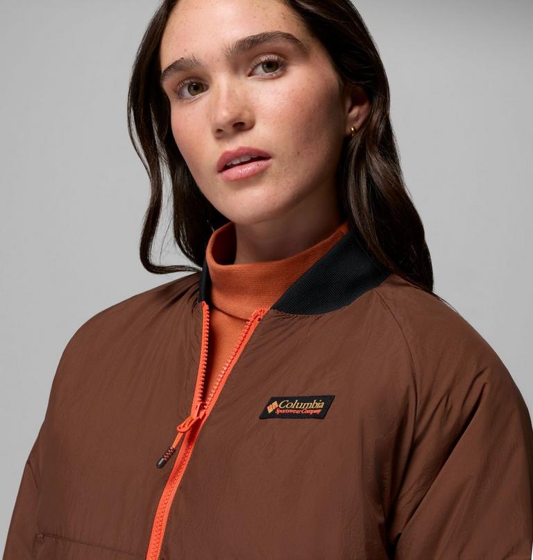 Blouson Bomber R&eacute;versible Sauvie Sky Femme, Color: Red Quartz, Tobacco, image 7