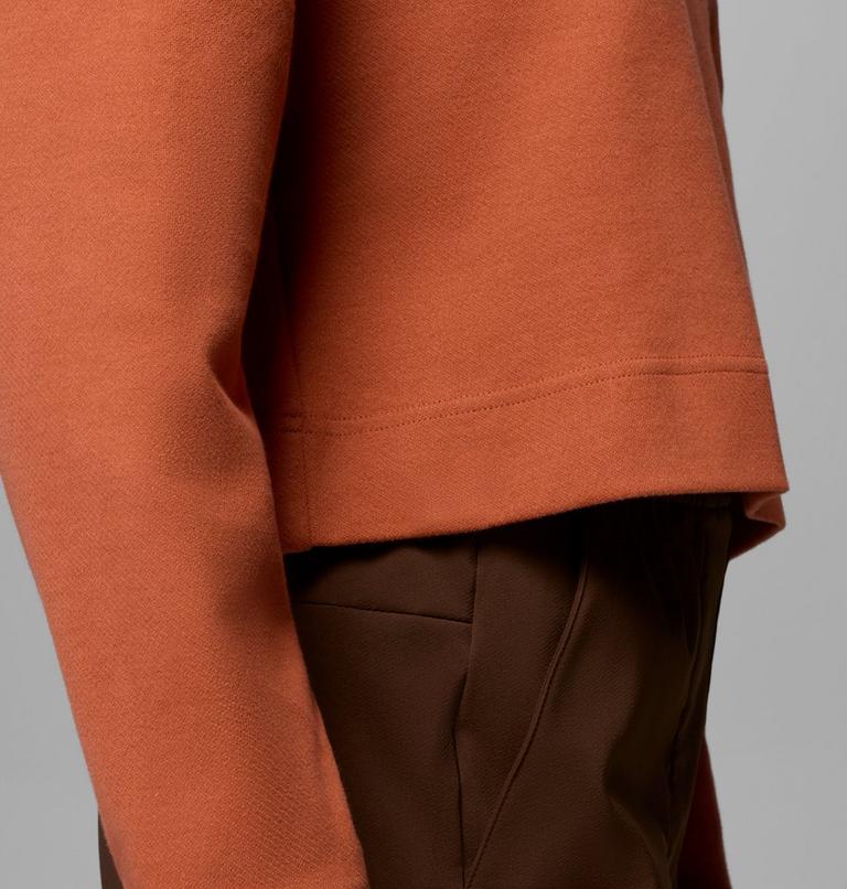 Women's Sauvie Sky Sweatshirt, Color: Teak Brown, image 6