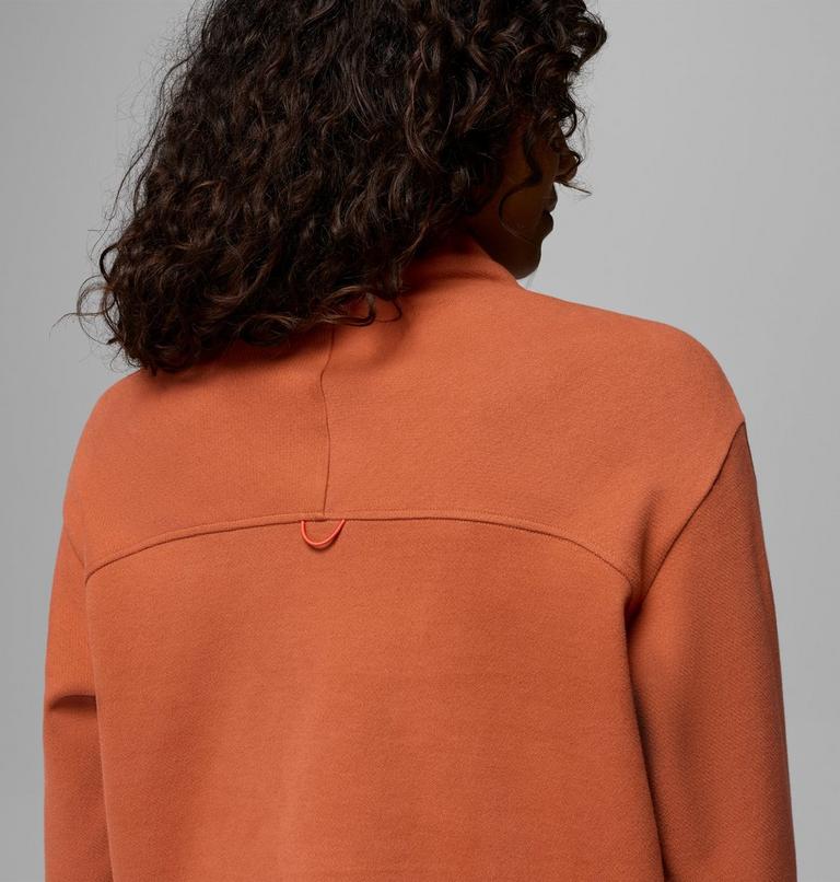Women's Sauvie Sky Sweatshirt, Color: Teak Brown, image 8