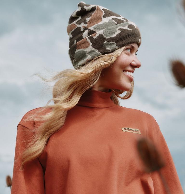 Women's Sauvie Sky Sweatshirt, Color: Teak Brown, image 9