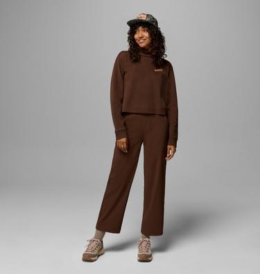 Women's Sauvie Sky Sweatshirt, Color: Tobacco, image 4