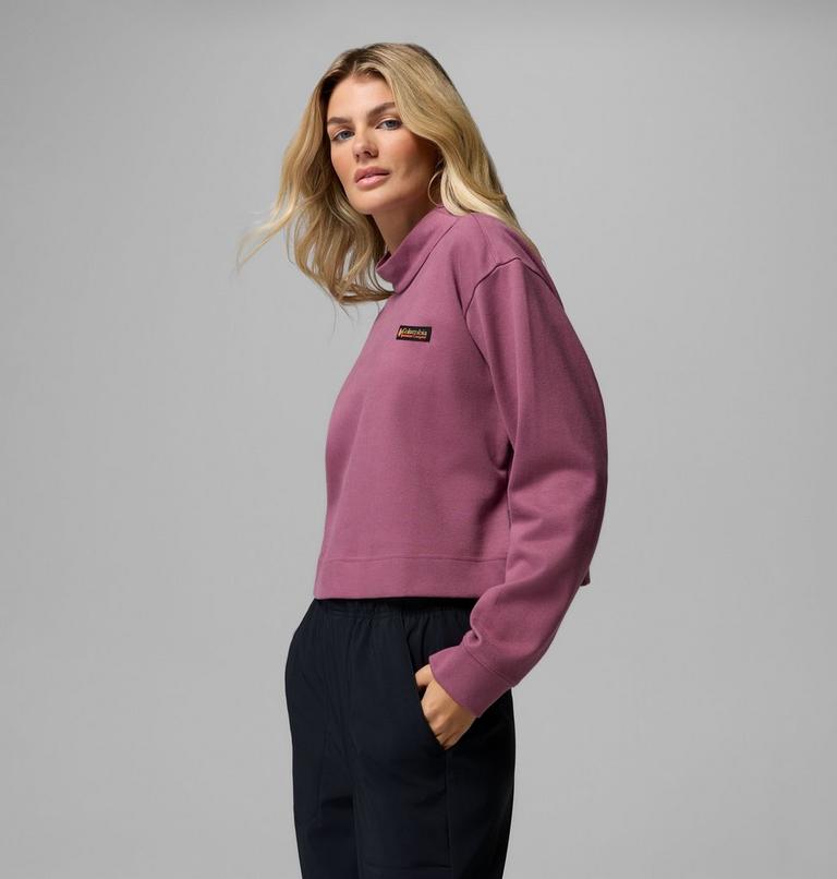 Women's Sauvie Sky Sweatshirt, Color: Antique Mauve, image 4