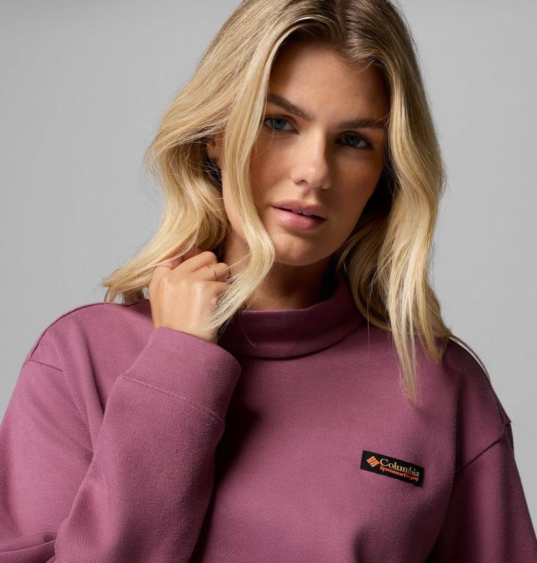 Women's Sauvie Sky Sweatshirt, Color: Antique Mauve, image 5