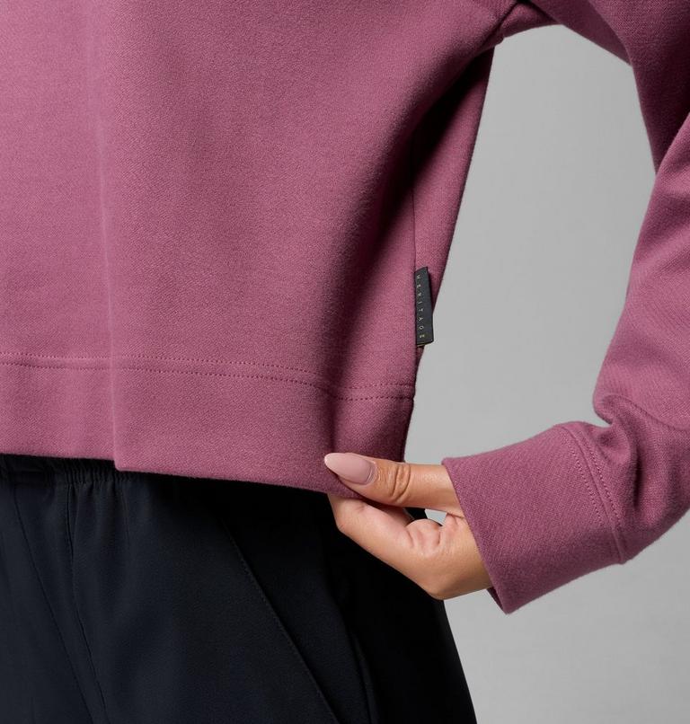 Women's Sauvie Sky Sweatshirt, Color: Antique Mauve, image 6
