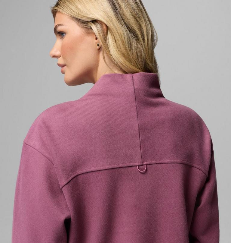 Women's Sauvie Sky Sweatshirt, Color: Antique Mauve, image 7