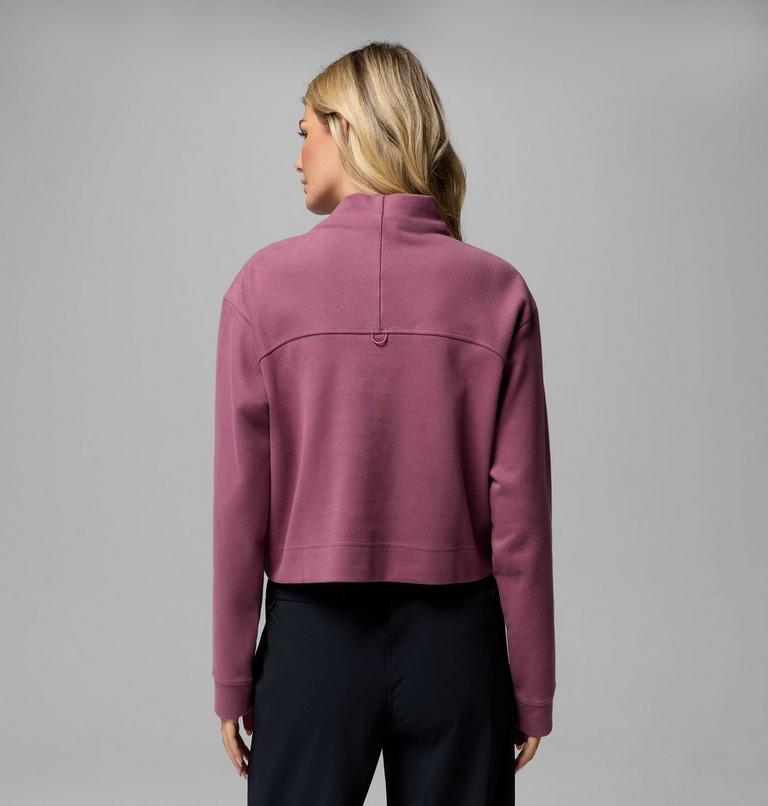 Women's Sauvie Sky Sweatshirt, Color: Antique Mauve, image 3