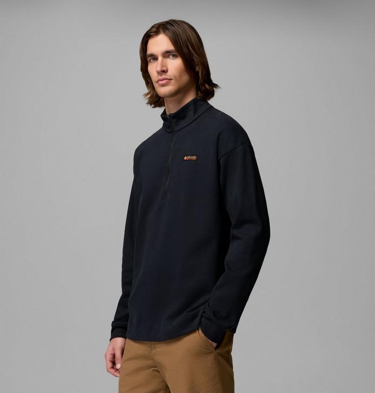 Men's Sauvie Sky Half Zip Overshirt, Color: Black, image 4