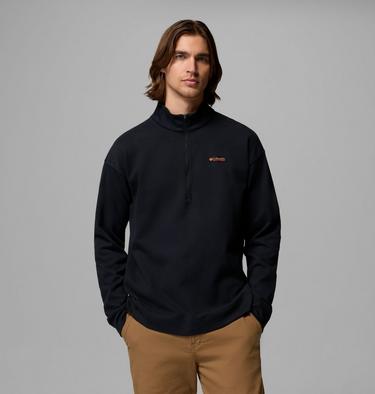 Men's Sauvie Sky Half Zip Overshirt, Color: Black, image 5
