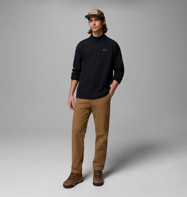 Men's Sauvie Sky Half Zip Overshirt, Color: Black, image 6