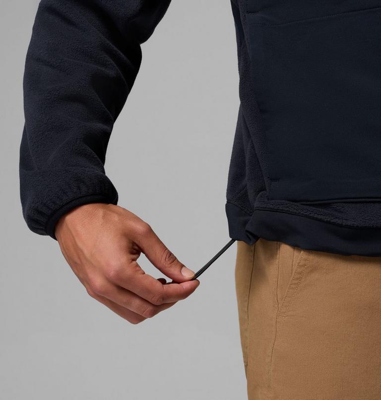 Men's Sauvie Sky Fleece Jacket, Color: Black, image 8