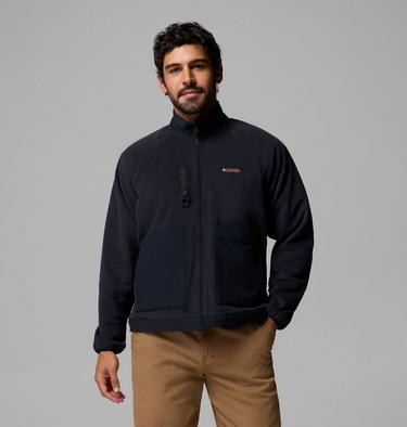 Men's Sauvie Sky Fleece Jacket, Color: Black, image 3