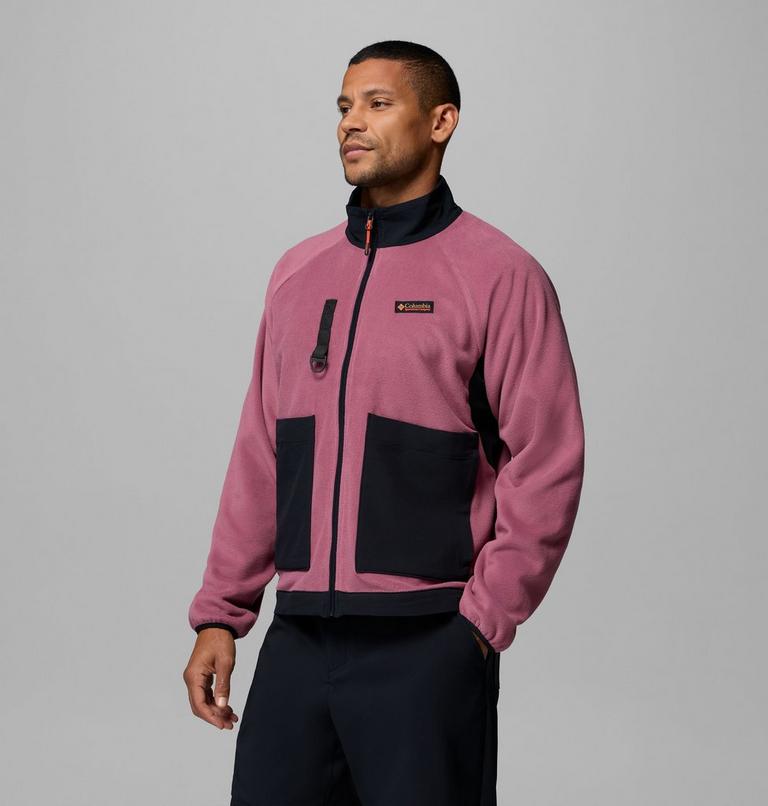 Men's Sauvie Sky Fleece Jacket, Color: Antique Mauve, image 4