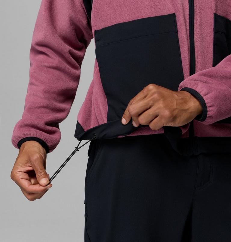 Men's Sauvie Sky Fleece Jacket, Color: Antique Mauve, image 8