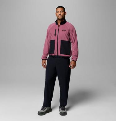 Men's Sauvie Sky Fleece Jacket, Color: Antique Mauve, image 2