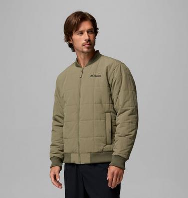 Men's Timberline Tough Bomber Jacket, Color: Stone Green, image 16