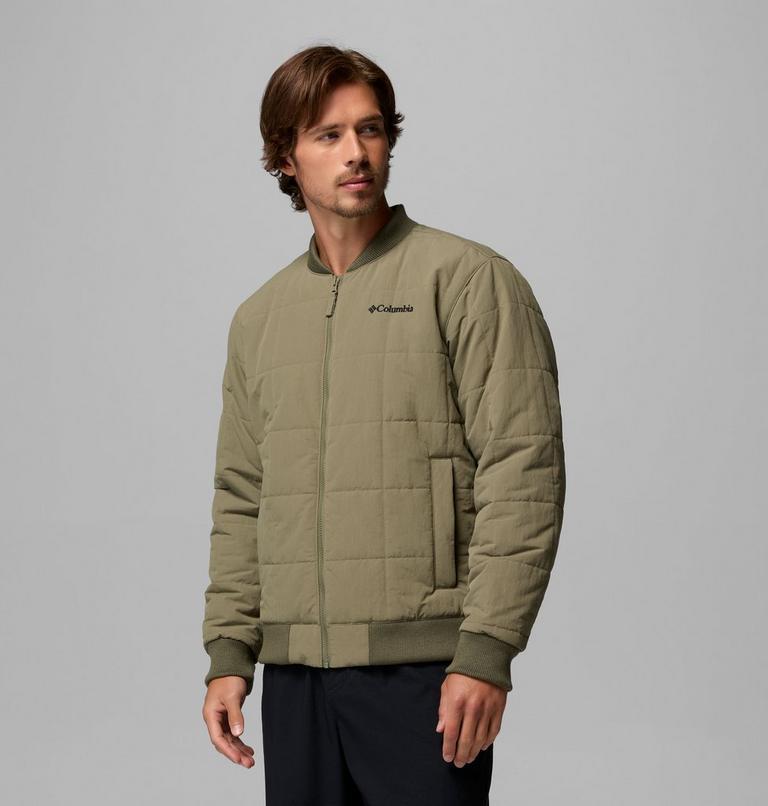 Men's Timberline Tough Bomber Jacket, Color: Stone Green, image 4