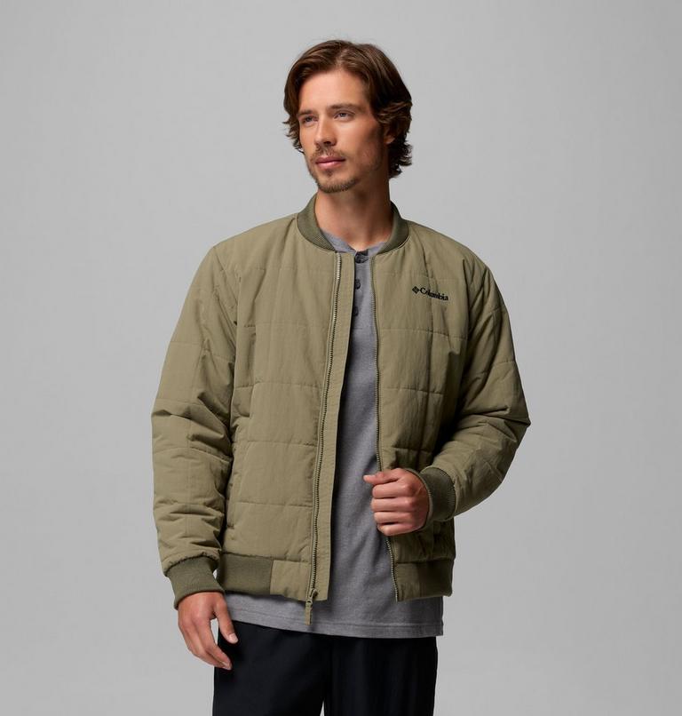 Men's Timberline Tough Bomber Jacket, Color: Stone Green, image 5