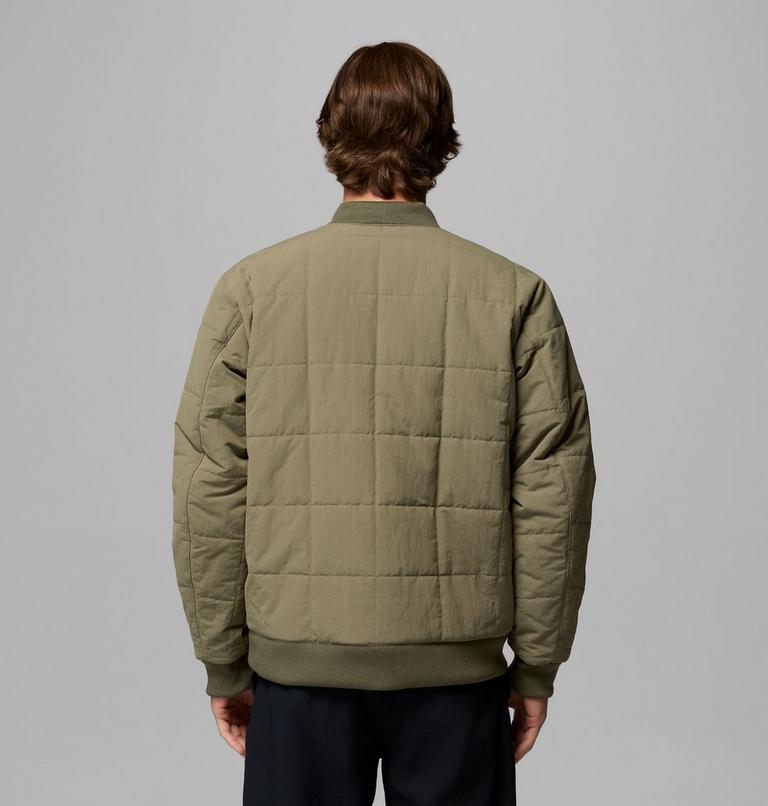 Men's Timberline Tough Bomber Jacket, Color: Stone Green, image 3
