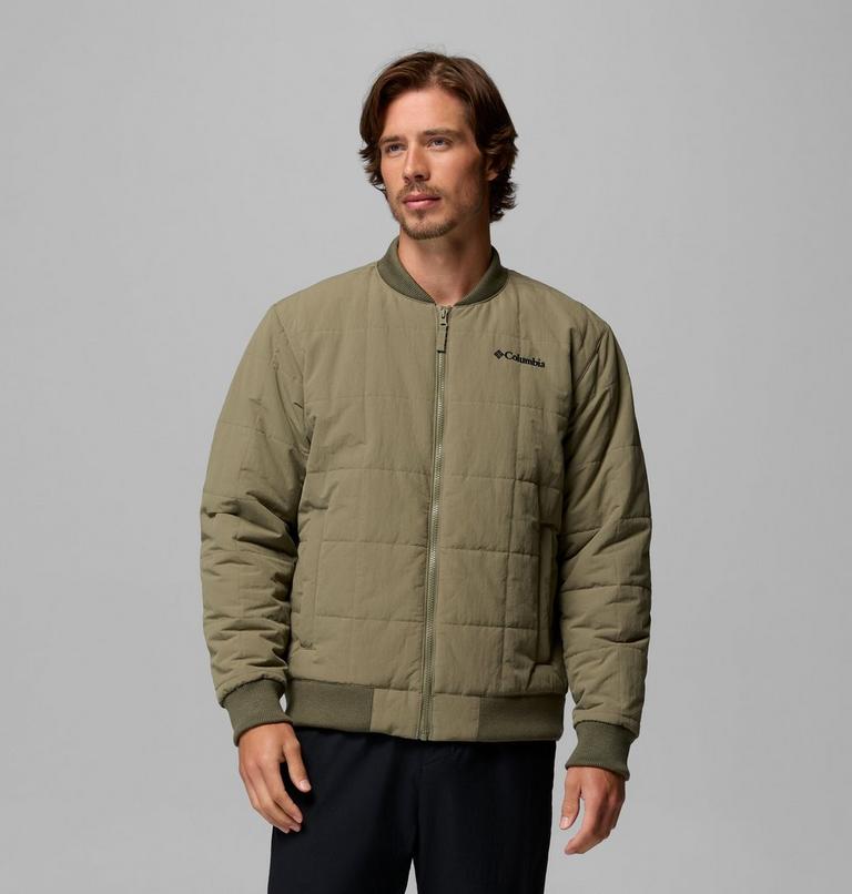 Men's Timberline Tough Bomber Jacket, Color: Stone Green, image 1