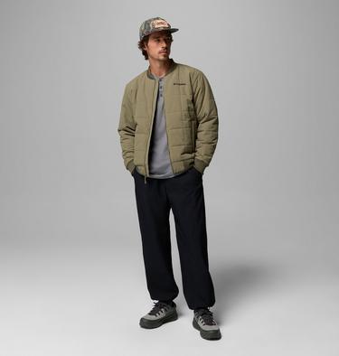 Men's Timberline Tough Bomber Jacket, Color: Stone Green, image 8