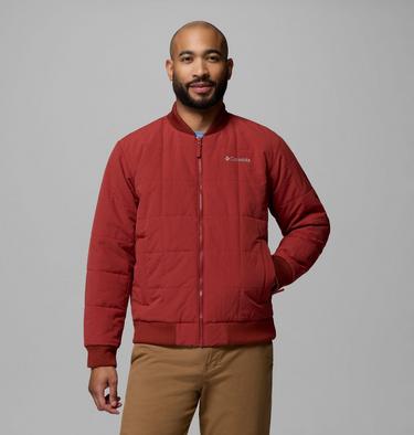 Men's Timberline Tough Bomber Jacket, Color: Red Oxide, image 1