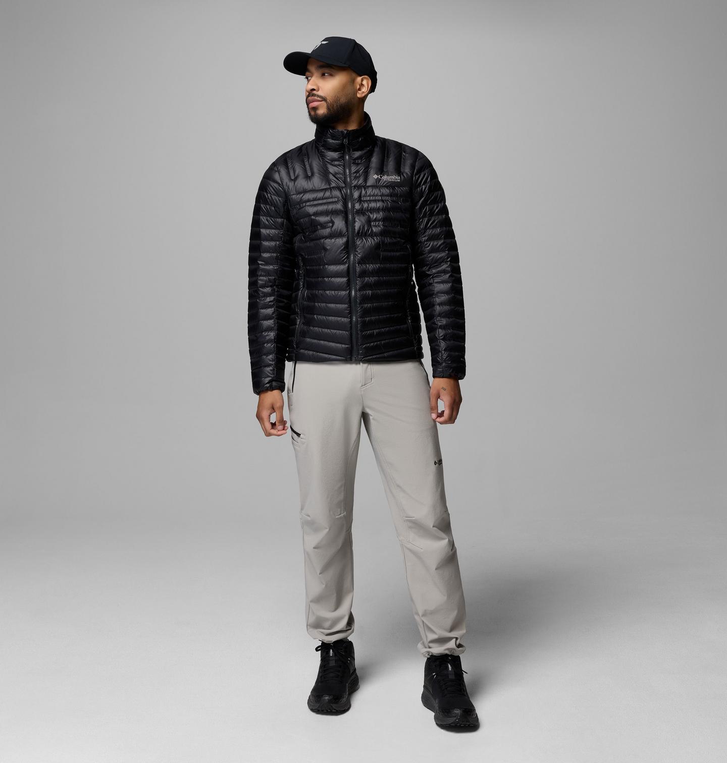 Мужская куртка Columbia Endevour Mountain Down Jacket, цвет: Чёрный — фото 2