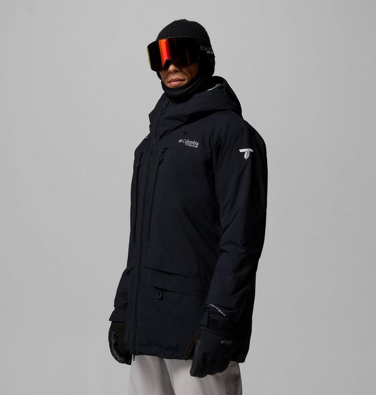 Men's Platinum Peak Insulated Ski Jacket, Color: Black, image 4