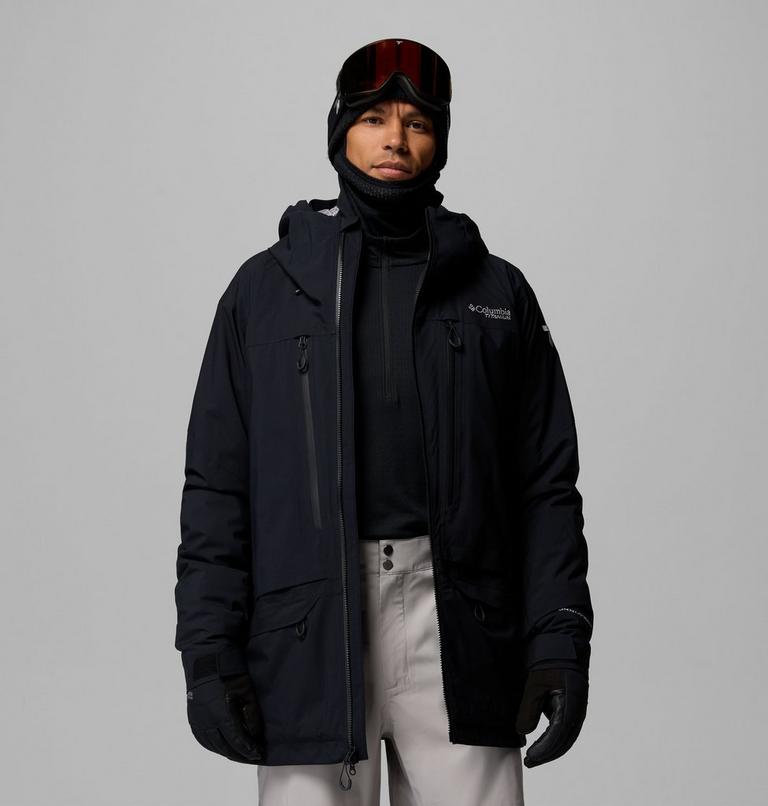 Men's Platinum Peak Insulated Ski Jacket, Color: Black, image 5