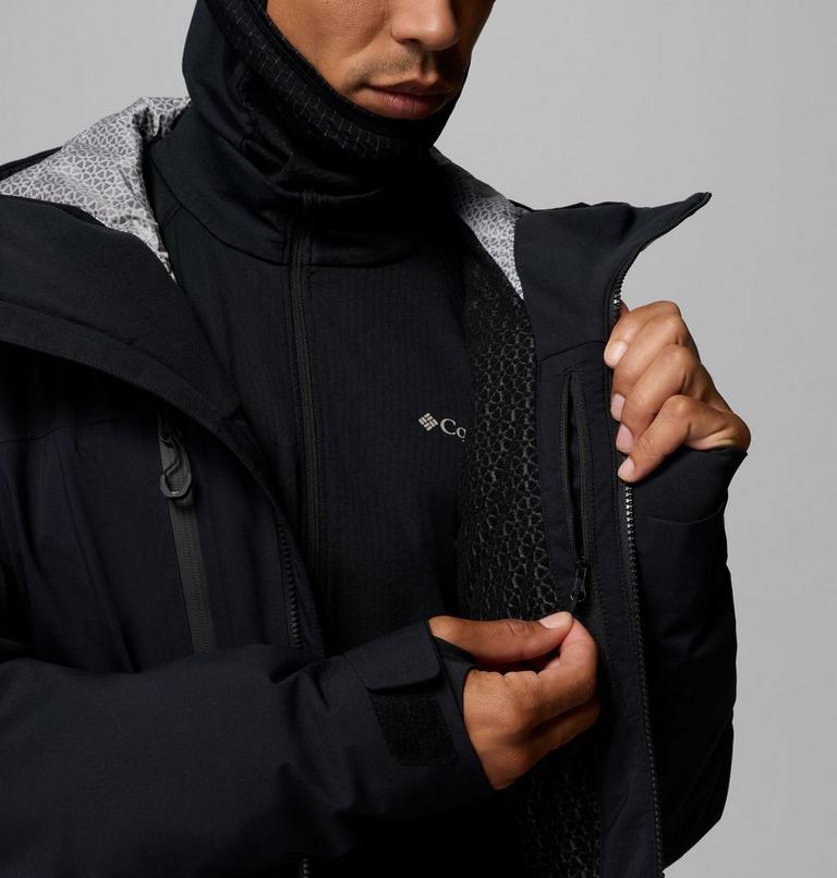 Men's Platinum Peak Insulated Ski Jacket, Color: Black, image 6