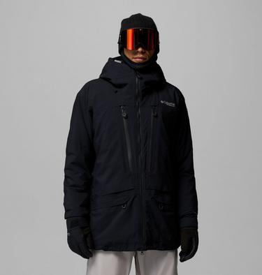 Men's Platinum Peak Insulated Ski Jacket, Color: Black, image 1