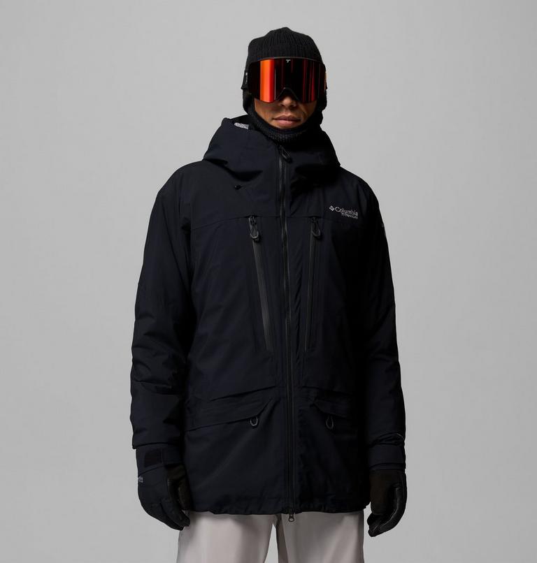 Men's Platinum Peak Insulated Ski Jacket, Color: Black, image 1