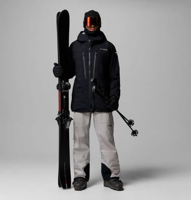 Men's Platinum Peak Insulated Ski Jacket, Color: Black, image 2