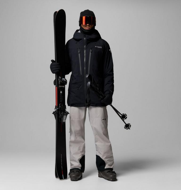 Men's Platinum Peak Insulated Ski Jacket, Color: Black, image 2