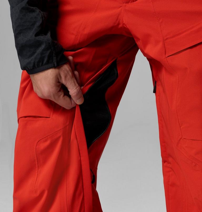 Men's Platinum Peak Insulated Ski Trousers, Color: Super Sonic, image 8