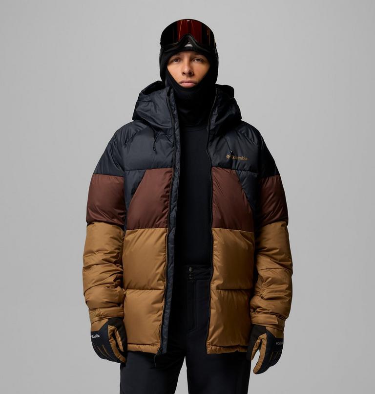 Men's Slope Style II Puffer Ski Jacket, Color: Black, Tobacco, Delta, image 5