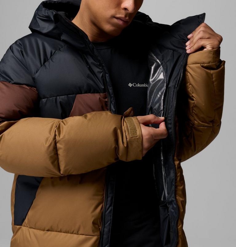 Men's Slope Style II Puffer Ski Jacket, Color: Black, Tobacco, Delta, image 7