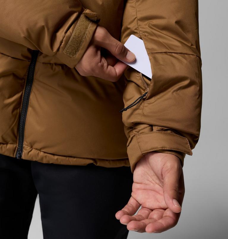 Men's Slope Style II Puffer Ski Jacket, Color: Black, Tobacco, Delta, image 11