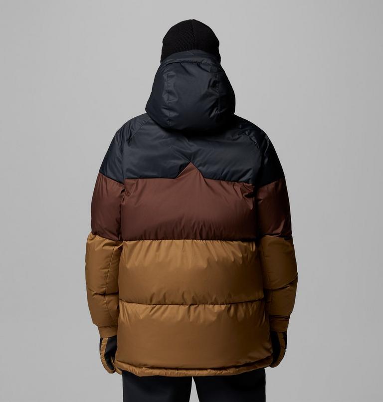 Men's Slope Style II Puffer Ski Jacket, Color: Black, Tobacco, Delta, image 3