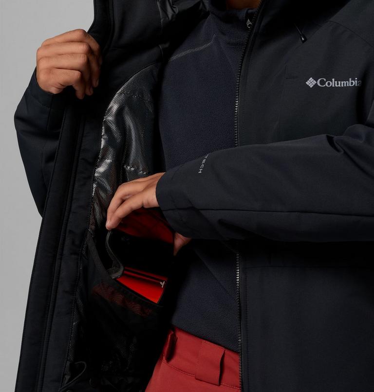 Men's Alpine Echo Insulated Ski Jacket, Color: Black, image 5