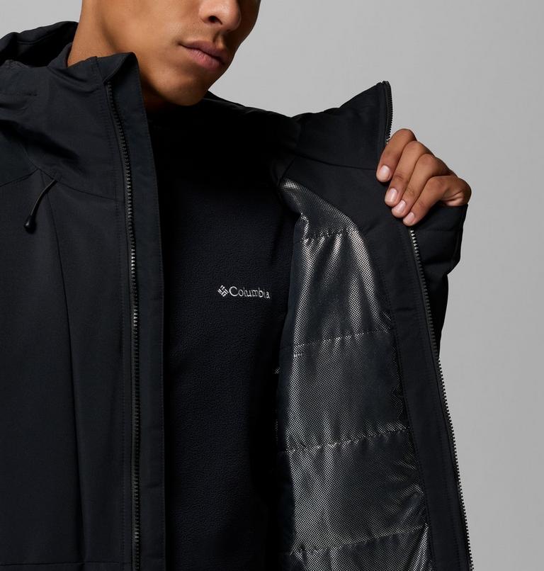 Men's Alpine Echo Insulated Ski Jacket, Color: Black, image 6