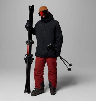 Men's Alpine Echo Insulated Ski Jacket, Color: Black, image 2