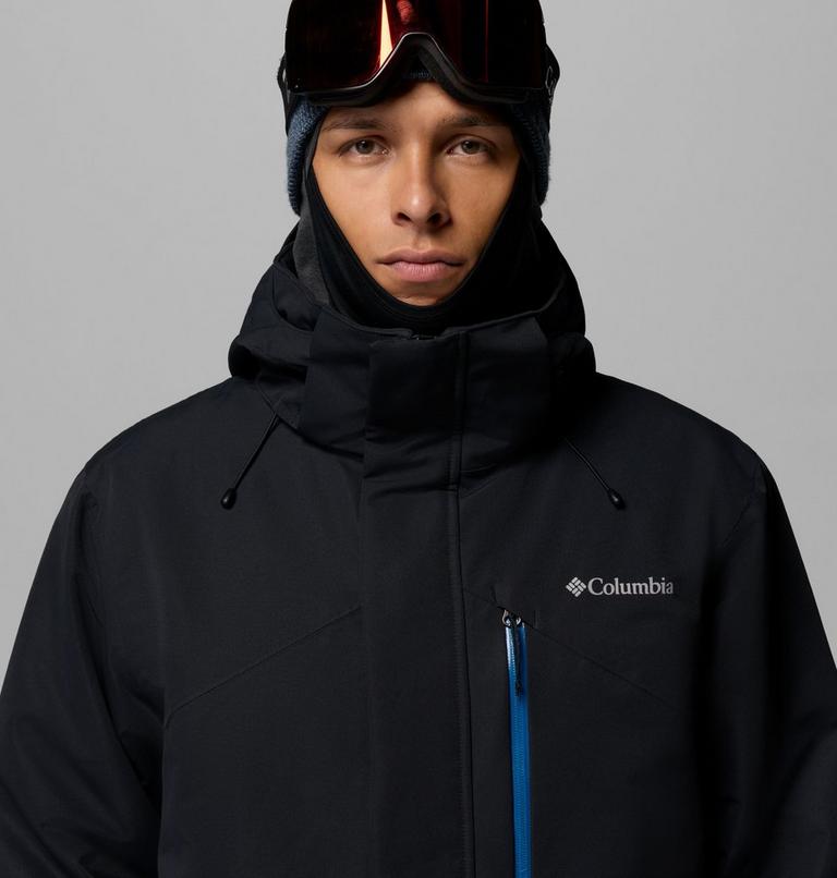 Men's Last Tracks III Insulated Ski Jacket, Color: Black, Phoenix Blue, image 12