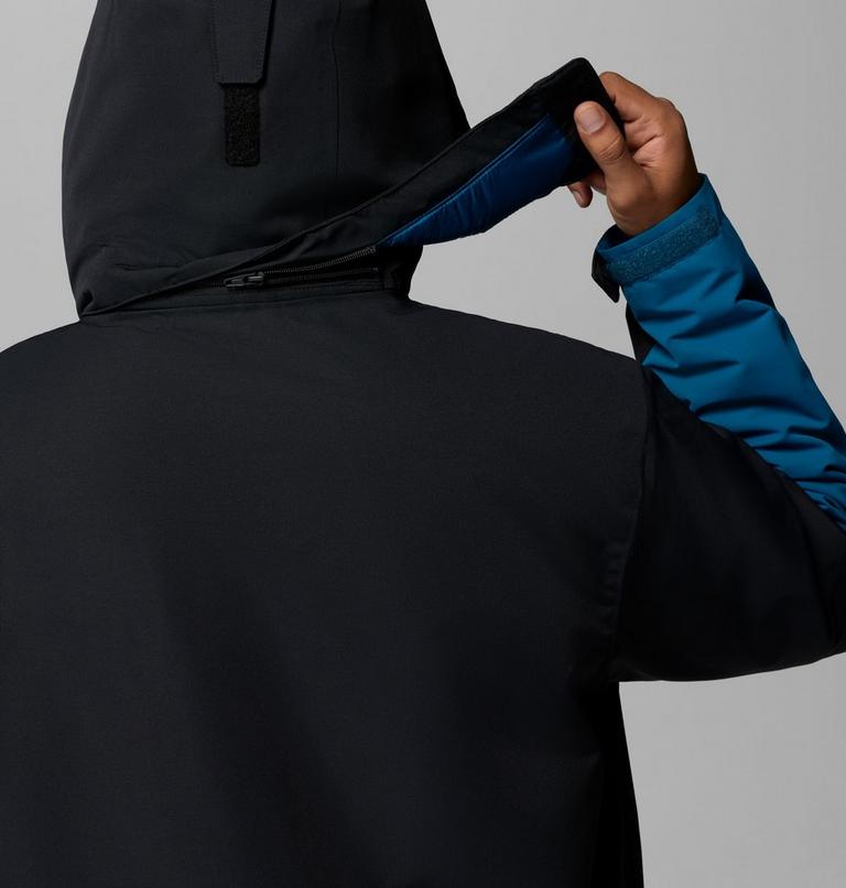 Men's Last Tracks III Insulated Ski Jacket, Color: Black, Phoenix Blue, image 14